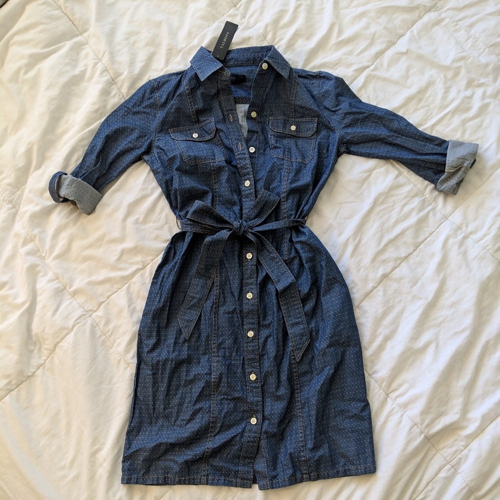 Talbots denim style dress